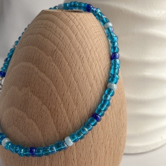BEADED Anklet Blue - Picture 11 of 11